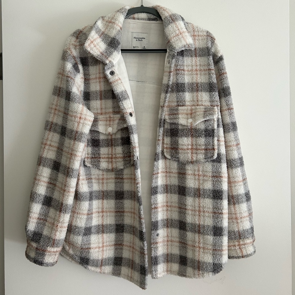 Abercrombie Sherpa Shirt Jacket, Plaid